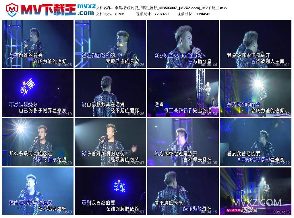 李菓-曾经的爱_国语_流行_MB503007